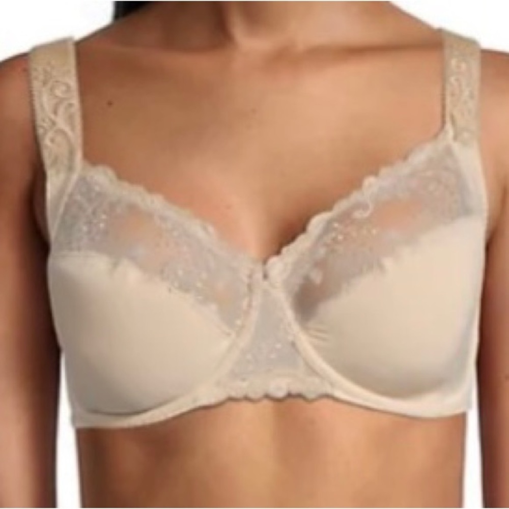 NWT SIMONE PERELE LUXURY BRA Caresse Full Cup SZ 34G Nude 💰 Retail $120